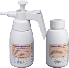 Hier sehen sie unser POTEMA Hygiene Spray Basispaket - Potema Matratzen Clean Spray